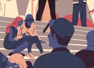 Blues and Pinks: Johan Papin’s Raw Illustrations