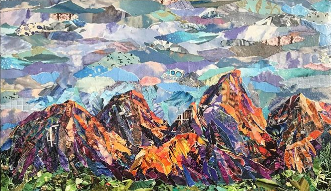 These Beautiful Collages are Made From Recycled Magazines