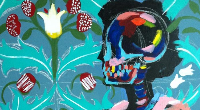 Colorful Skeletal Portraits of Celebrities By Bradley Theodore