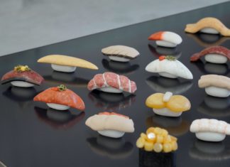 This Amazingly Looking Sushi is Actually Made of Stone