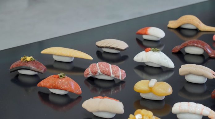 This Amazingly Looking Sushi is Actually Made of Stone