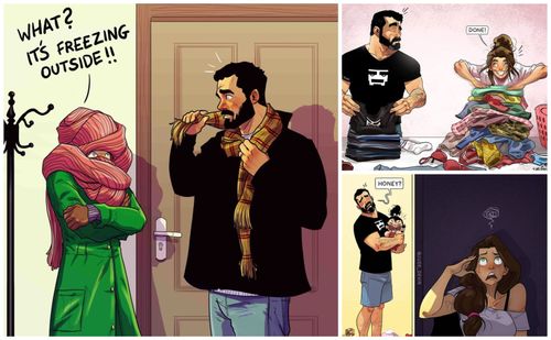 Artists Reveal the Reality of Marriage and Family Life in Their Comics