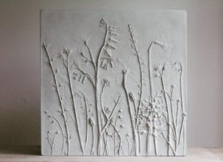 Rachel Dein Makes Intricate Botanical Art in Concrete and Plaster