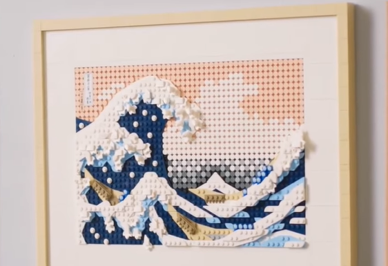 You Can Now Recreate Hokusai’s “The Great Wave” Using LEGO