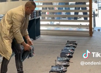 Fashion Designer Amazes the Internet By Folding Jeans in a Single Motion