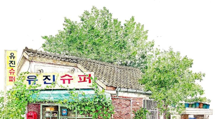 Artist Captures the Vibe of Korean Convenience Stores in Her Drawings