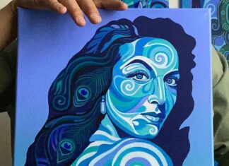 RAH Azul Creates Blue Portraits of Famous Musicians and Artists
