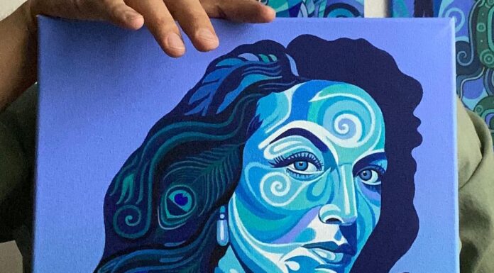 RAH Azul Creates Blue Portraits of Famous Musicians and Artists