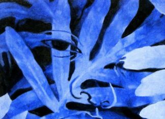 Artist Captures Female Subjects Through Cobalt Blue Lens