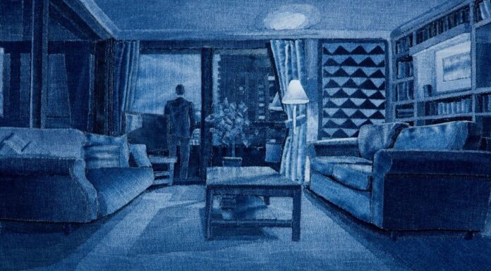 Ian Berry Creates Captivating Artworks Using Denim