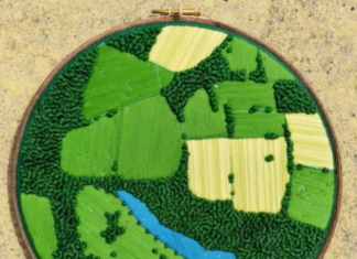 Victoria Rose Richards Will Rock Your World With Her Aerial Embroidery