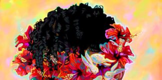 Nashid Chroma’s Floral Illustrations Celebrate Beloved Pop Culture Icons